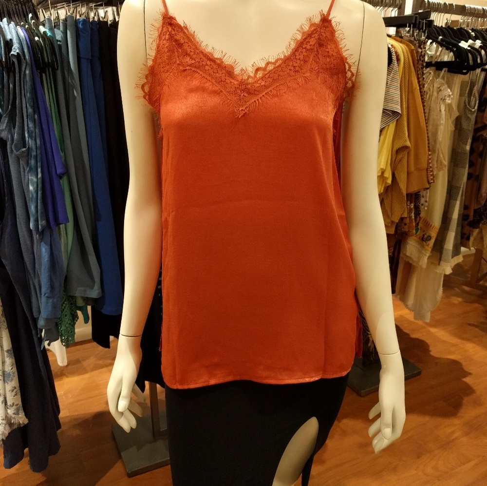 Brick color cami